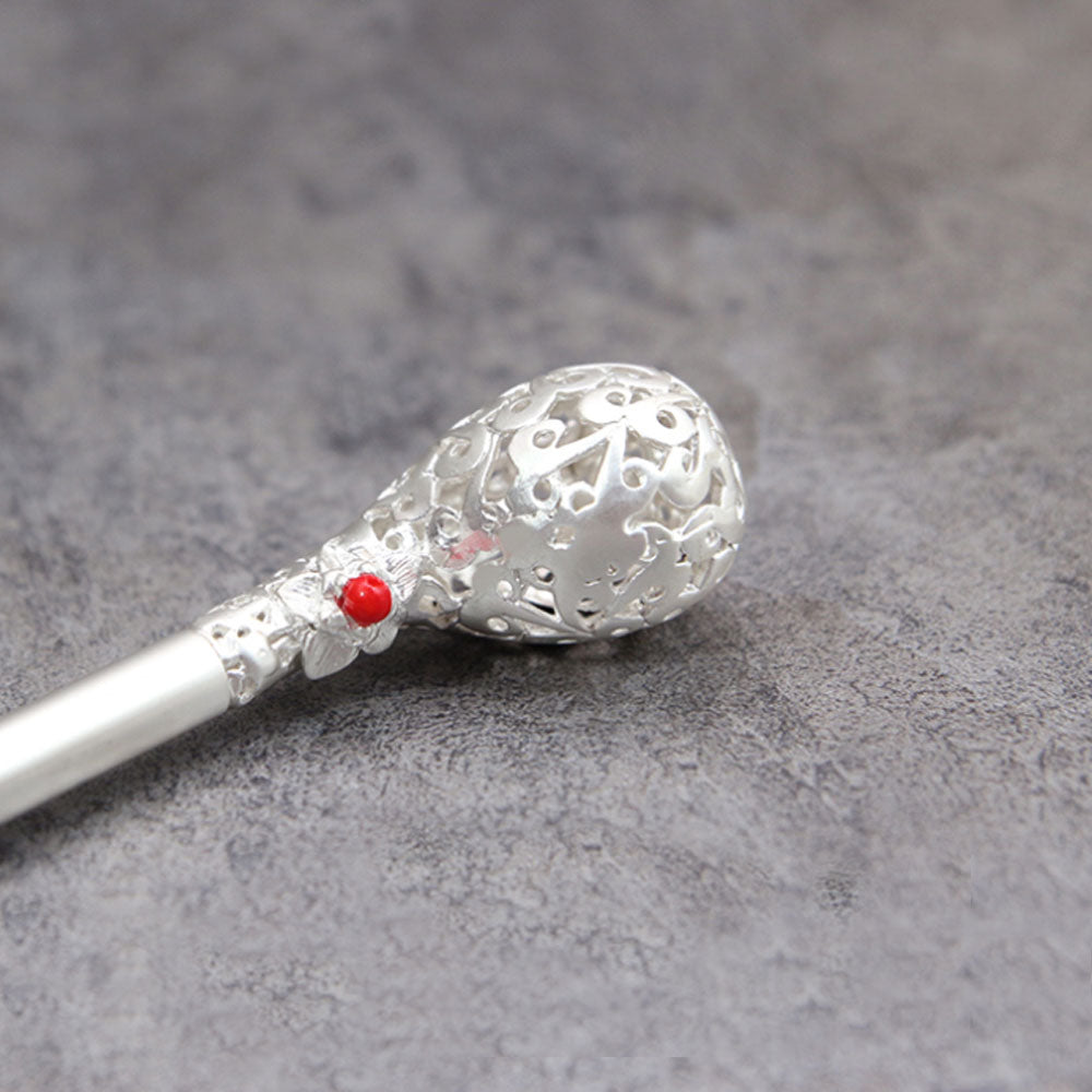 Korean traditional enameling hairpin Binyeo [Flower]